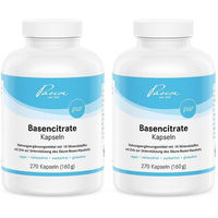 Produktbild von Pascoe Basencitrate Mineralstoff-Komplex Kapseln vegan laktosefrei glutenfrei zuckerfrei