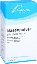 Pascoe Basenpulver pH-balance Mineralstoff-Komplex 260 g zuckerfrei laktosefrei glutenfrei ohne Zusatzstoffe für Kinder – Bild 1 von 1