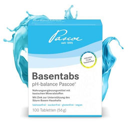 Pascoe Basentabs pH-balance Mineralstoff-Komplex Basentabletten mit Magnesium Calcium und Zink 100 Stück für Schwangere und Stillende – Bild 1 von 2