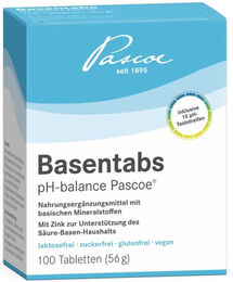 Pascoe Basentabs pH Balance Mineralstoff-Komplex Tabletten zuckerfrei 100 Stück – Bild 1 von 3