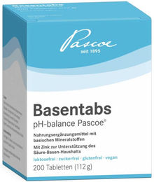Pascoe Basentabs pH Balance Mineralstoff-Komplex Tabletten zuckerfrei 200 Stück – Bild 1 von 2