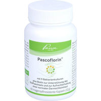 Produktbild von Pascoe Pascoflorin Probiotische Milchsäurebakterien-Kulturen mit Biotin Vegan 60 Kapseln