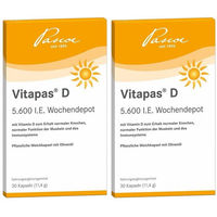 Produktbild von Pascoe Vital Vitapas D 5600 IE Wochendepot Kapseln vegetarisch für Schwangere und Stillende