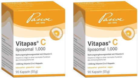 Pascoe Vitamin C liposomal 1000 mg Kapseln vegan glutenfrei laktosefrei – Bild 1 von 1