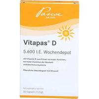 Produktbild von PASCOE Vitapas D 5600 IE Kapseln vegetarisch 30 Stück für Schwangere und Stillende