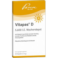 Produktbild von Pascoe Vitapas D Kapseln mit 5600 IE für Erwachsene, Kinder sowie Schwangere und Stillende