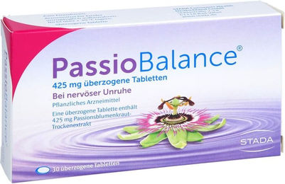 Passio Balance Passionsblumenkraut-Trockenextrakt überzogene Tabletten 30 Stück – Bild 1 von 1