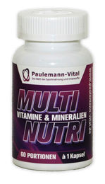 Paulemann-Vital Multi Nutri Vitamine und Mineralstoffe 60 Kapseln – Bild 1 von 2