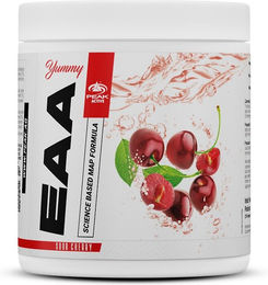 Peak Active Yummy EAA Pulver Sour Cherry Vegan Vegetarisch – Bild 1 von 3