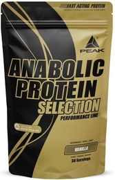 PEAK Anabolic Protein Selection Mischung Vanille laktosefrei Pulver 1000 g – Bild 1 von 2