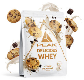 Peak Delicious Whey Protein Pulver Cookies & Cream 300 g laktosefrei und zuckerfrei – Bild 1 von 1
