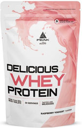 PEAK Delicious Whey Protein Pulver Raspberry Yoghurt – Bild 1 von 3
