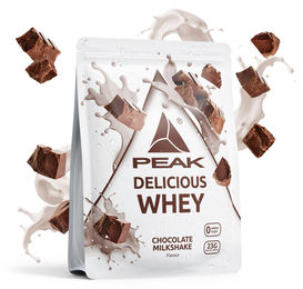 Peak Delicious Whey Protein Pulver Schokolade laktosefrei und zuckerfrei 300 g – Bild 1 von 2
