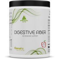 Produktbild von PEAK Digestive Fiber Ballaststoff-Komplex Pulver Apfel Geschmack Vegan 390g
