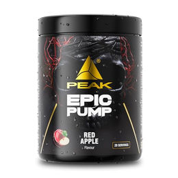 Peak Epic Pump Pre Workout Booster Pulver Red Apple vegan 500 g – Bild 1 von 3