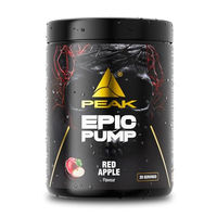Produktbild von Peak Epic Pump Pre Workout Booster Pulver Red Apple vegan 500 g