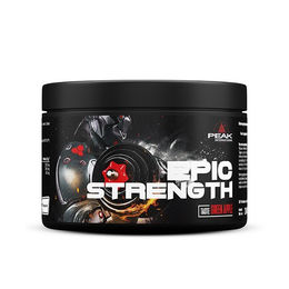 Peak Epic Strength Pulver Green Apple mit Creapure Creatin, Beta Alanin und Citrus sinensis Extrakt, vegan, 240g – Bild 1 von 3