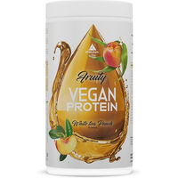 Produktbild von PEAK Fruity Vegan Protein Pulver White Tea Peach mit Erbsenprotein