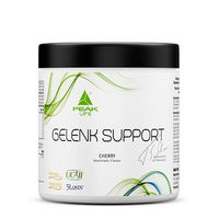 Produktbild von PEAK Gelenk Support Pulver Cherry 360g mit Kollagenpeptiden, UC-II, Boswellia Serrata, MSM und Glucosamin