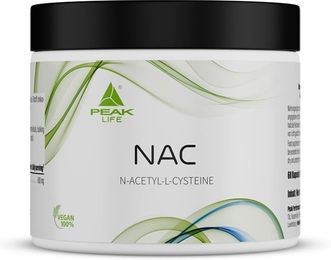 Peak NAC N-Acetyl-L-Cystein 600 mg Kapseln 60 Stück vegan laktosefrei glutenfrei – Bild 1 von 2