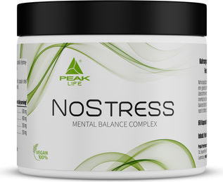 PEAK NoStress Adaptogen-Komplex mit Ashwagandha, Rhodiola Rosea, Panax Ginseng und Shilajit 60 Kapseln vegan glutenfrei laktosefrei – Bild 1 von 3
