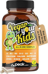 Peak Nutrition Multivitamin All-in-One für Kinder Vegan Kapseln 180 Stück – Bild 1 von 1