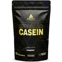 Produktbild von Peak Performance Micellar Casein Erdbeere Pulver 900 g laktosearm