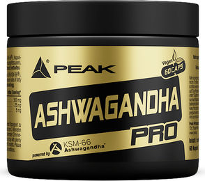 Peak Performance Products Ashwagandha Pro 60 Kapseln hochdosiert vegan glutenfrei laktosefrei – Bild 1 von 3