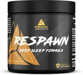 PEAK Respawn Schlafunterstützung mit Melatonin, Ashwagandha KSM-66, Baldrian und Melisse Extrakt, 120 Kapseln, vegan – Bild 1 von 2
