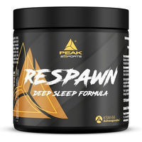 Produktbild von PEAK Respawn Schlafunterstützung mit Melatonin, Ashwagandha KSM-66, Baldrian und Melisse Extrakt, 120 Kapseln, vegan