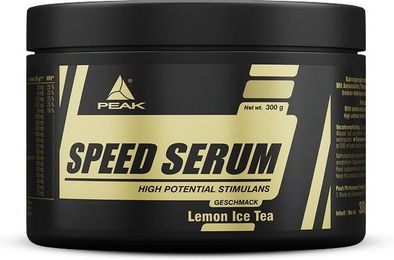 PEAK Speed Serum von Peak Performance Products - 300g Pulver Lemon Ice Tea - Zuckerfrei - mit BCAAs, L-Carnitin, Panax Ginseng, Grüntee EGCG und Guarana Extrakt – Bild 1 von 4