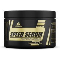 Produktbild von PEAK Speed Serum von Peak Performance Products - 300g Pulver Lemon Ice Tea - Zuckerfrei - mit BCAAs, L-Carnitin, Panax Ginseng, Grüntee EGCG und Guarana Extrakt