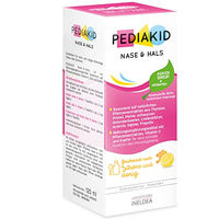 Produktbild von Pediakid Nose-Throat Saft vegan und glutenfrei 125 ml