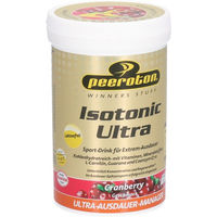 Produktbild von peeroton Isotonic Ultra Drink Cranberry Pulver glutenfrei für Sportler