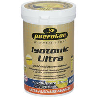 Produktbild von peeroton Isotonic Ultra Drink Johannisbeere Zitrone Pulver glutenfrei für Sportler