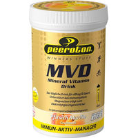 Produktbild von peeroton MVD Mineral Vitamin Drink Pulver Pfirsich Marille für Sportler
