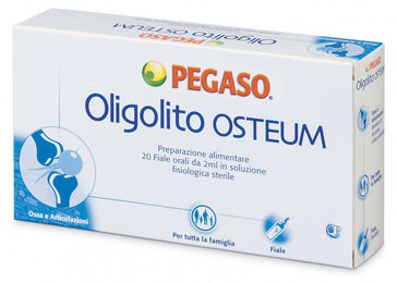 PEGASO OLIGOLITO OSTEUM Mineralstoff-Komplex vegetarische Ampullen 20 Stück – Bild 1 von 1