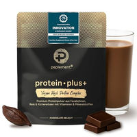Produktbild von Peplement Premium Vegan High Protein Pulver Schokolade 70% Protein zuckerfrei