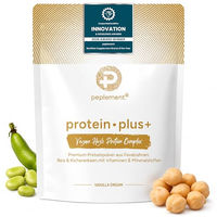 Produktbild von Peplement Premium Vegan High Protein Pulver Vanille 560g Pflanzliches Mehrkomponenten Protein mit 70% Proteingehalt