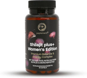 peplement Shilajit Women's Edition Kapseln mit Kräuter-Komplex für Frauen ohne Zusatzstoffe – Bild 1 von 2