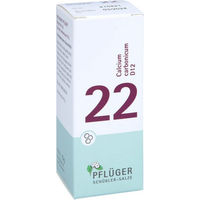 Produktbild von Pflüger Biochemie Globuli Nr. 22 Calcium carbonicum D12 glutenfrei 15 g