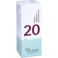 Produktbild von Pflüger Biochemie Nr. 20 Kalium aluminium sulfuricum D12 Globuli glutenfrei 15 g