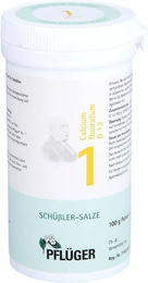Pflüger Biochemie Schüßler-Salz Nr. 1 Calcium fluoratum D 12 Pulver glutenfrei – Bild 1 von 1