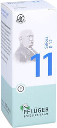 Pflüger Biochemie Schüßler-Salz Nr. 11 Silicea D12 Tabletten Silizium/Kieselerde 100 Stück glutenfrei – Bild 1 von 2