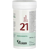 Produktbild von Pflüger Biochemie Schüßler-Salz Nr. 21 Zincum chloratum D6 Tabletten glutenfrei