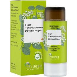 Pflüger Rhus toxicodendron D6 Globuli glutenfrei laktosefrei alkoholfrei 10 g – Bild 1 von 1