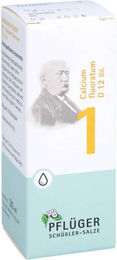Pflüger Schüßler-Salz Nr. 1 Calcium fluoratum D12 Tropfen glutenfrei – Bild 1 von 1