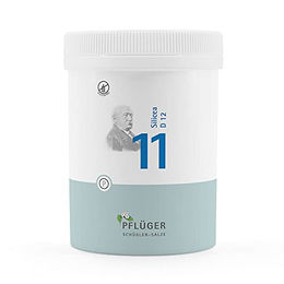 Pflüger Schüßler-Salz Nr. 11 Silicea D12 Silizium Kieselerde Tabletten 1000 Stück glutenfrei bio für Kinder – Bild 1 von 1