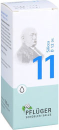 Pflüger Schüßler-Salz Nr. 11 Silicea D12 Tropfen glutenfrei 100 ml – Bild 1 von 2
