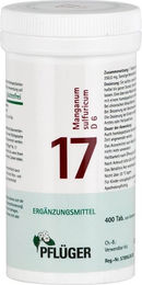 Pflüger Schüßler-Salz Nr. 17 Manganum sulfuricum D6 Tabletten glutenfrei 400 Stück – Bild 1 von 1